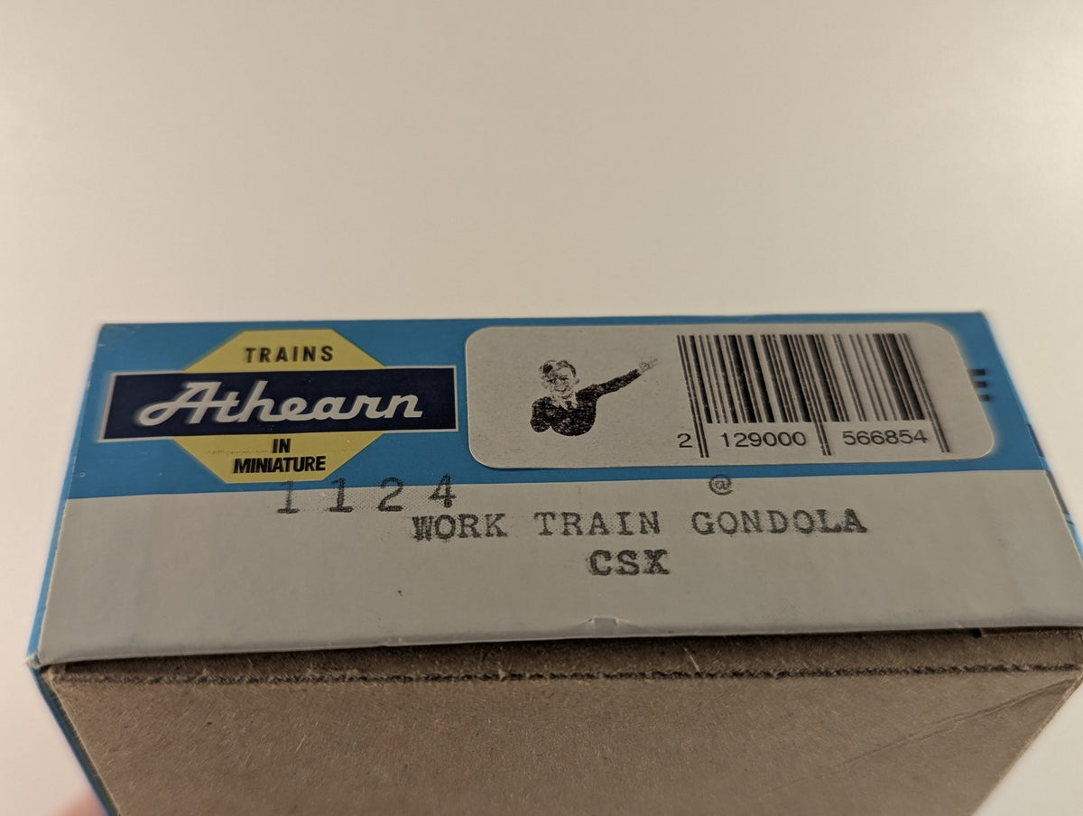 Athearn HO Gauge Work Train Gondola Goods Wagon 914691 CSX Orange 1124