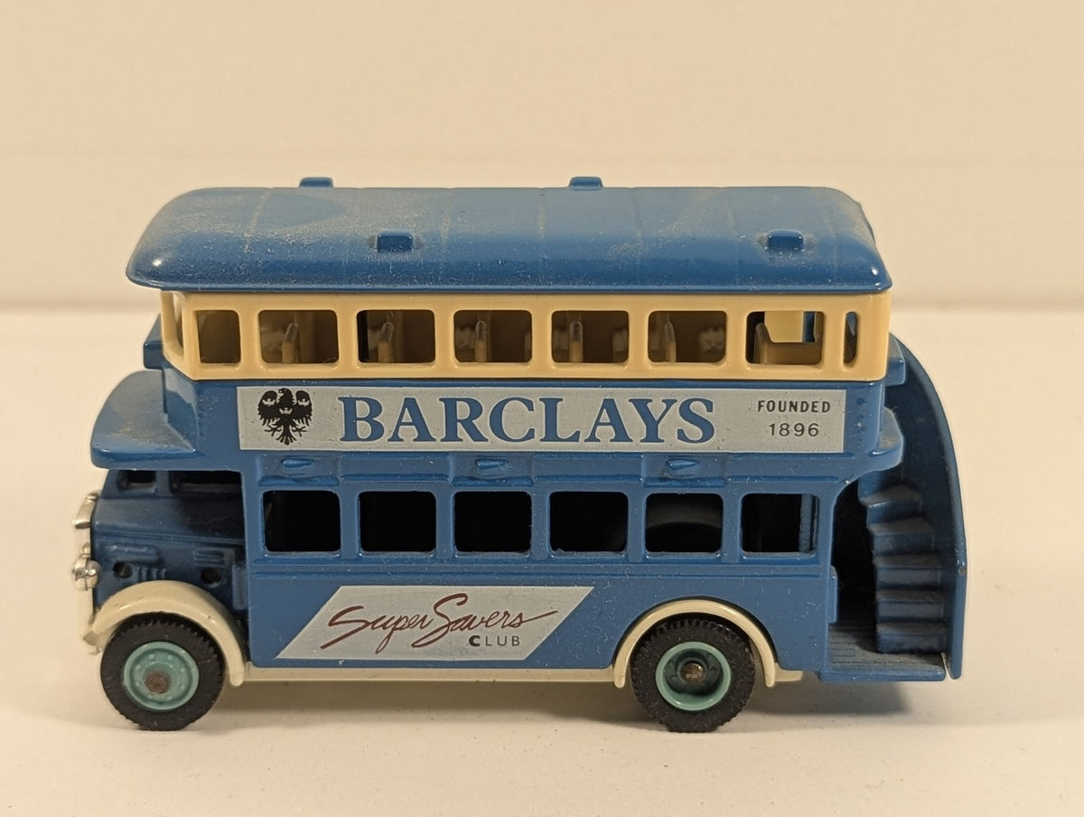 Lledo Dennis Double Decker Bus Die-cast Model Bus Barclays Super Savers Club