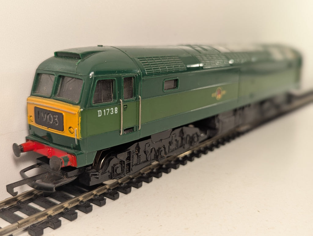 Hornby OO Gauge Class 47 Locomotive D1738 BR Two-Tone Green R852