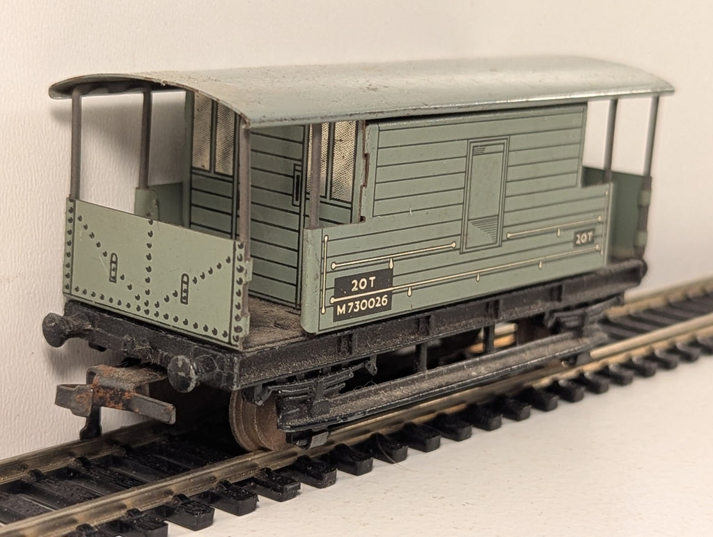Hornby Dublo BR 20 Ton Brake Van Tinplate OO Gauge