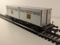 Fleischmann 5235 HO Flat Wagon With Crowe & Co Containers