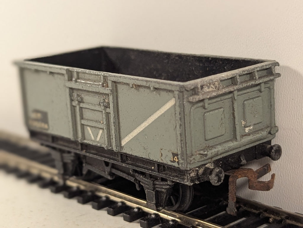 Hornby Dublo OO Gauge 16-Ton Mineral Wagon Goods Wagon B54884 BR Grey D1