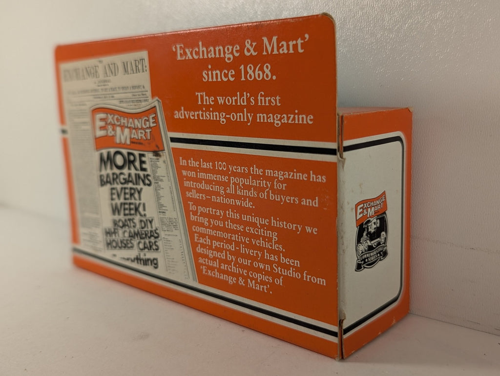 Lledo Exchange & Mart 1987 Motoring Events Promotional Van Die-cast Model Van