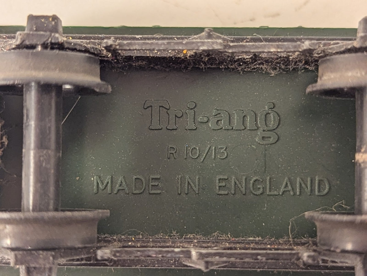 Tri-ang OO Gauge 5-Plank Open Wagon Goods Wagon W1005 BR Green R10