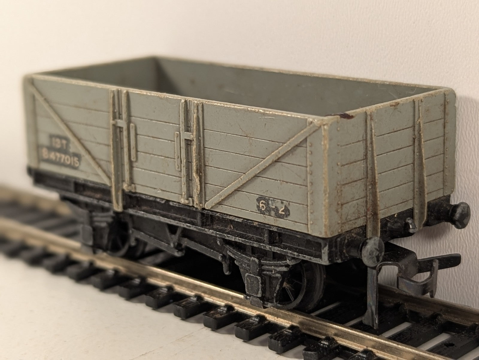 Hornby Dublo BR 13 Ton 5 Plank Coal Wagon Grey OO Gauge