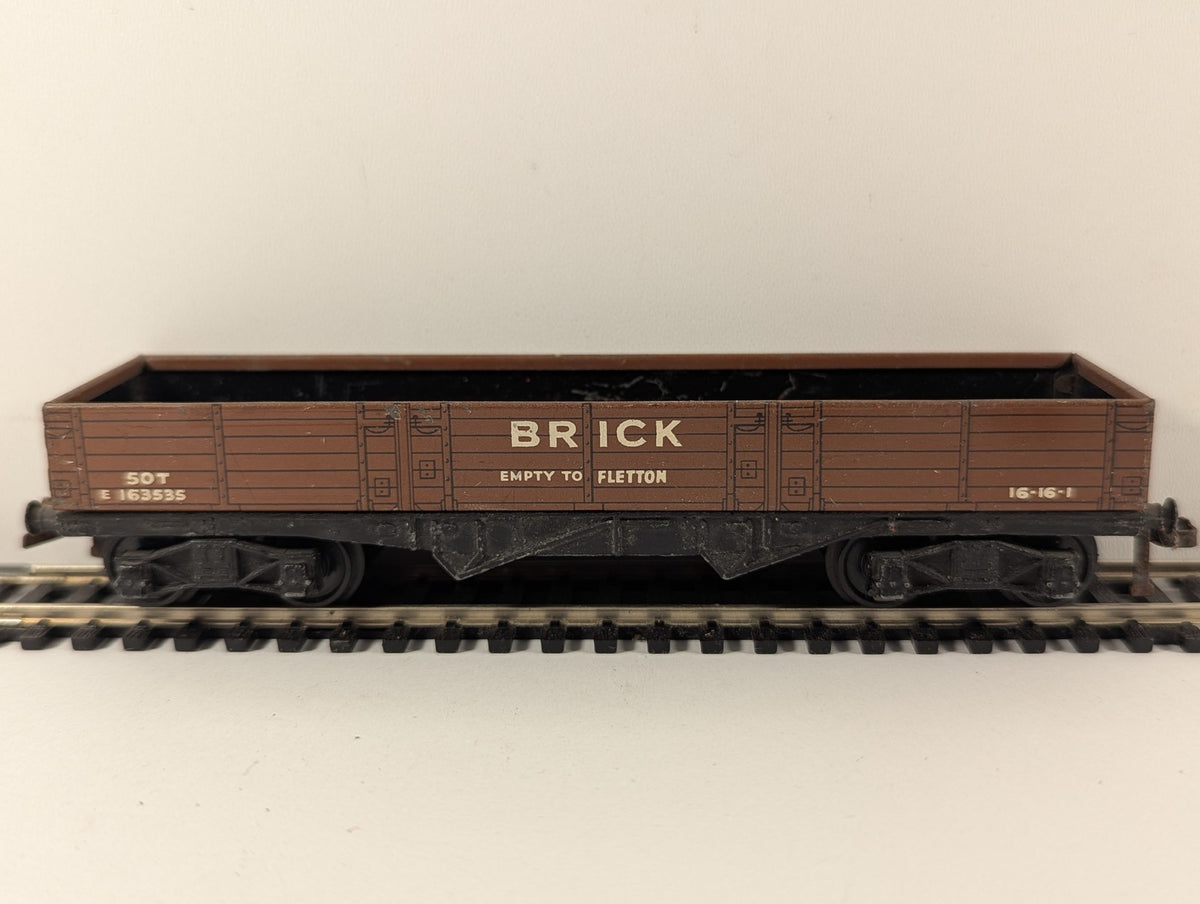 Hornby Dublo OO Gauge BR 50-Ton Brick Wagon 'Empty to Fletton' Goods Wagon