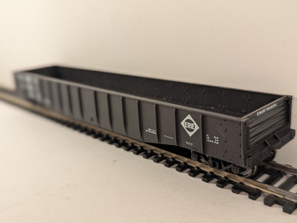 HO Gauge 52ft 6in Gondola Wagon Goods Wagon 10325 Erie Black
