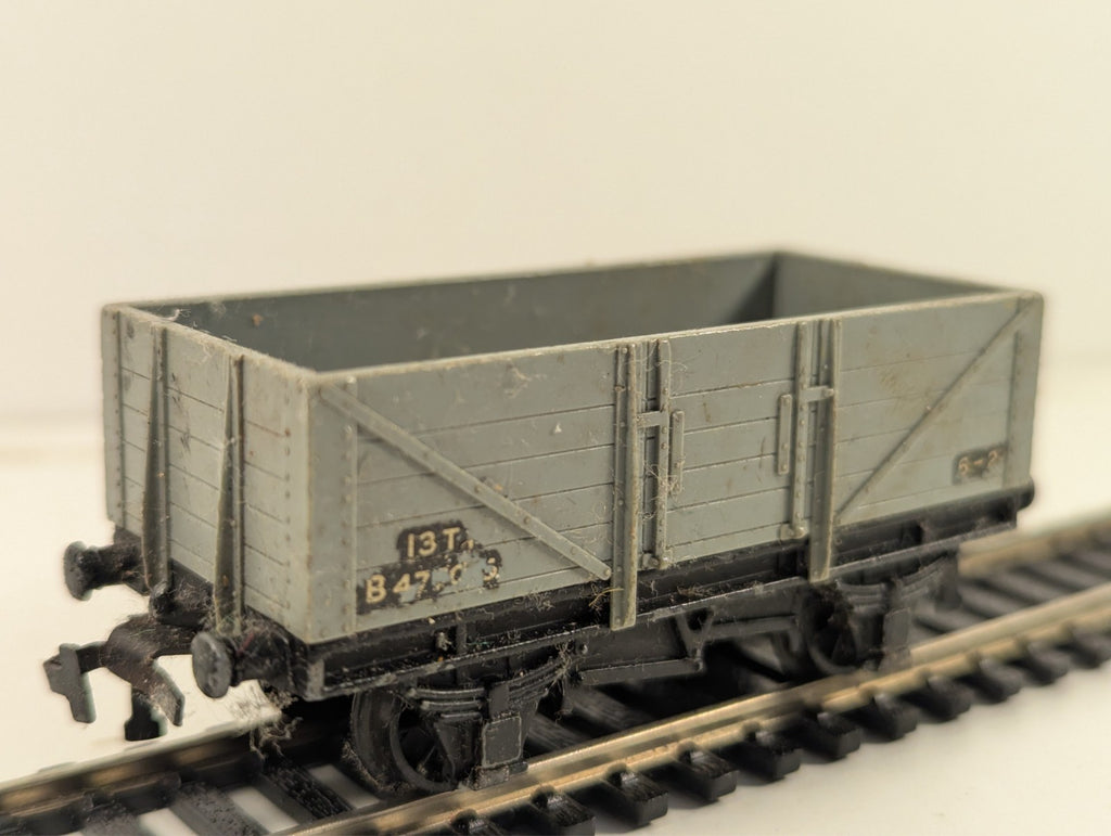 Hornby Dublo OO Gauge Grey Open Wagon - Damaged Lettering & Numbering