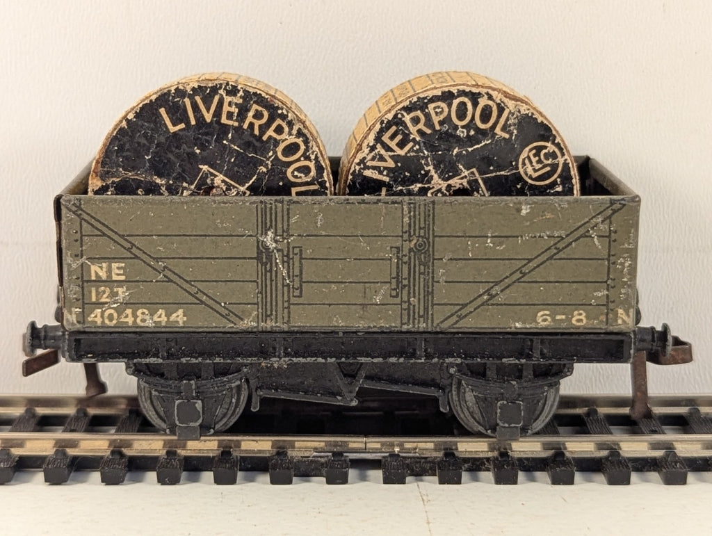 Hornby Dublo OO Gauge D1 NE 5-Plank Open Wagon with Liverpool Cable