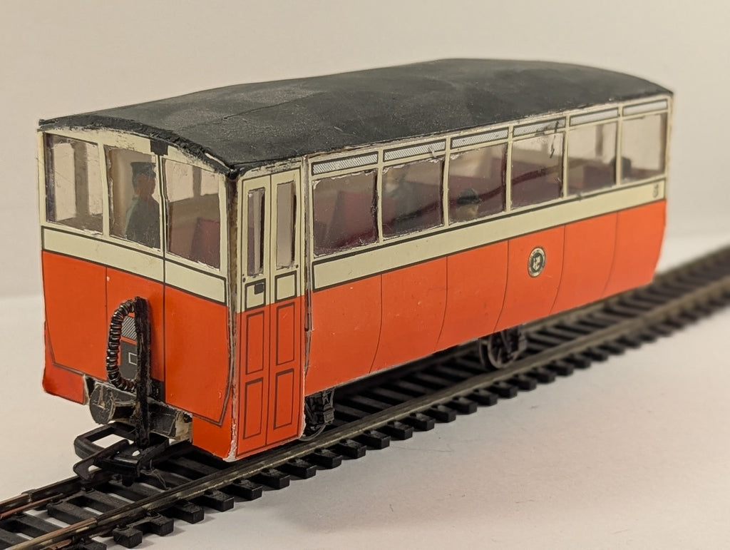 Scratchbuilt County Donegal Railways Railcar Trailer No. 5
