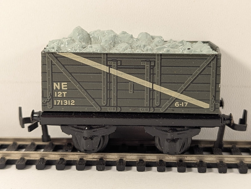 Trix Twin Railway OO Gauge Ballast Wagon Goods Wagon 171312 NE Grey 609