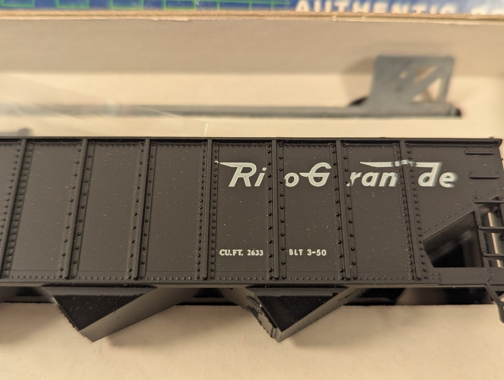 Roundhouse HO Gauge D&RGW 3 Bay Open Hopper Wagon boxed