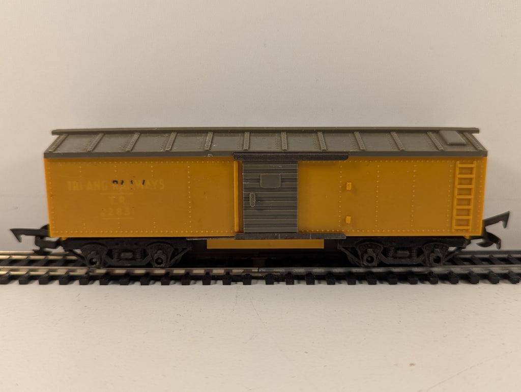 Tri-ang Railways R114 OO Gauge Yellow Box Car