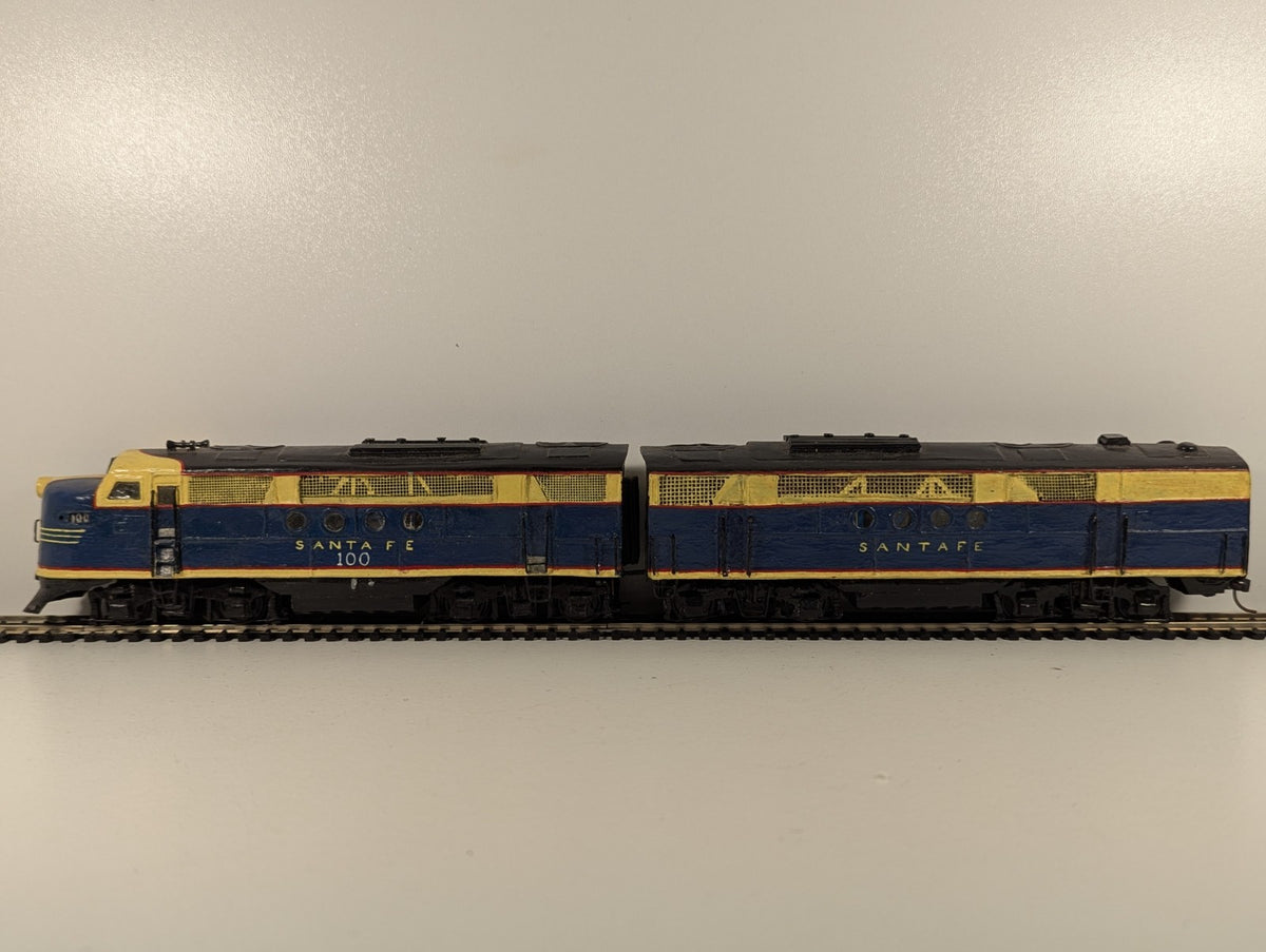 Metal Dummy Built GENESIS F7A/F7B Set Santa Fe