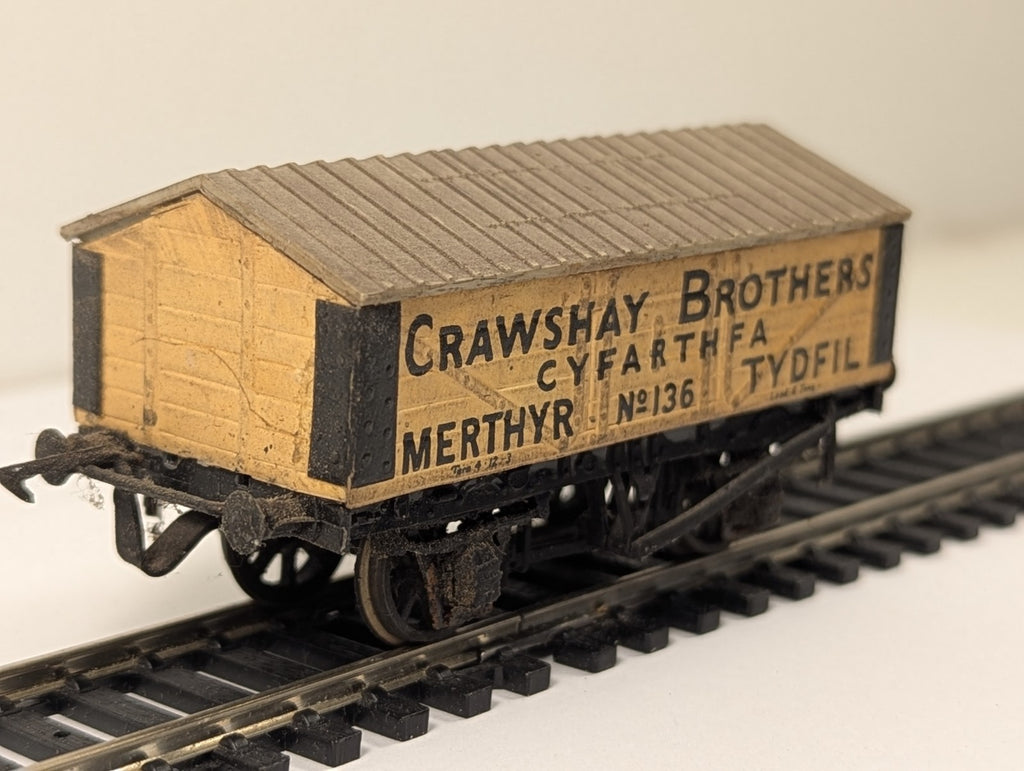 Kit Built Crawshay Brothers Cyfarthfa Merthyr Tydfil Covered Goods Wagon