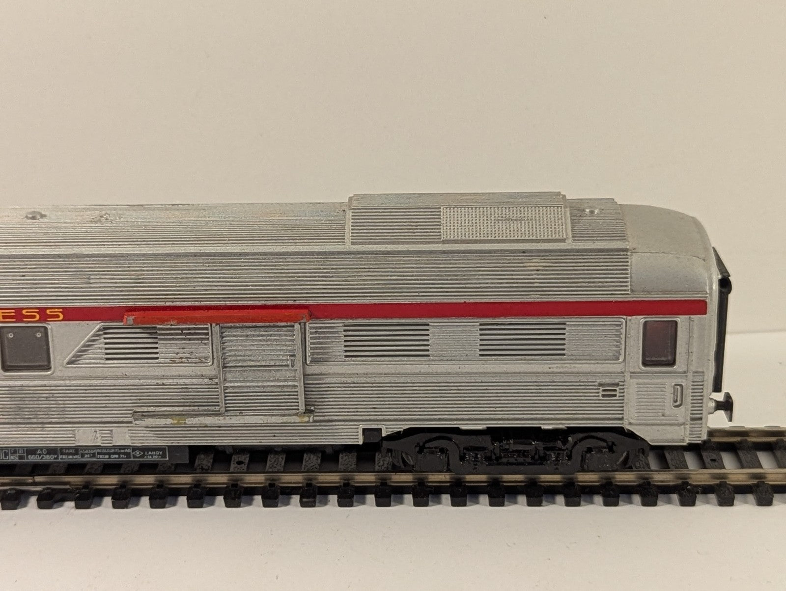 Jouef HO Gauge TEE Silver Trans-Europe Express Coach Missing Parts