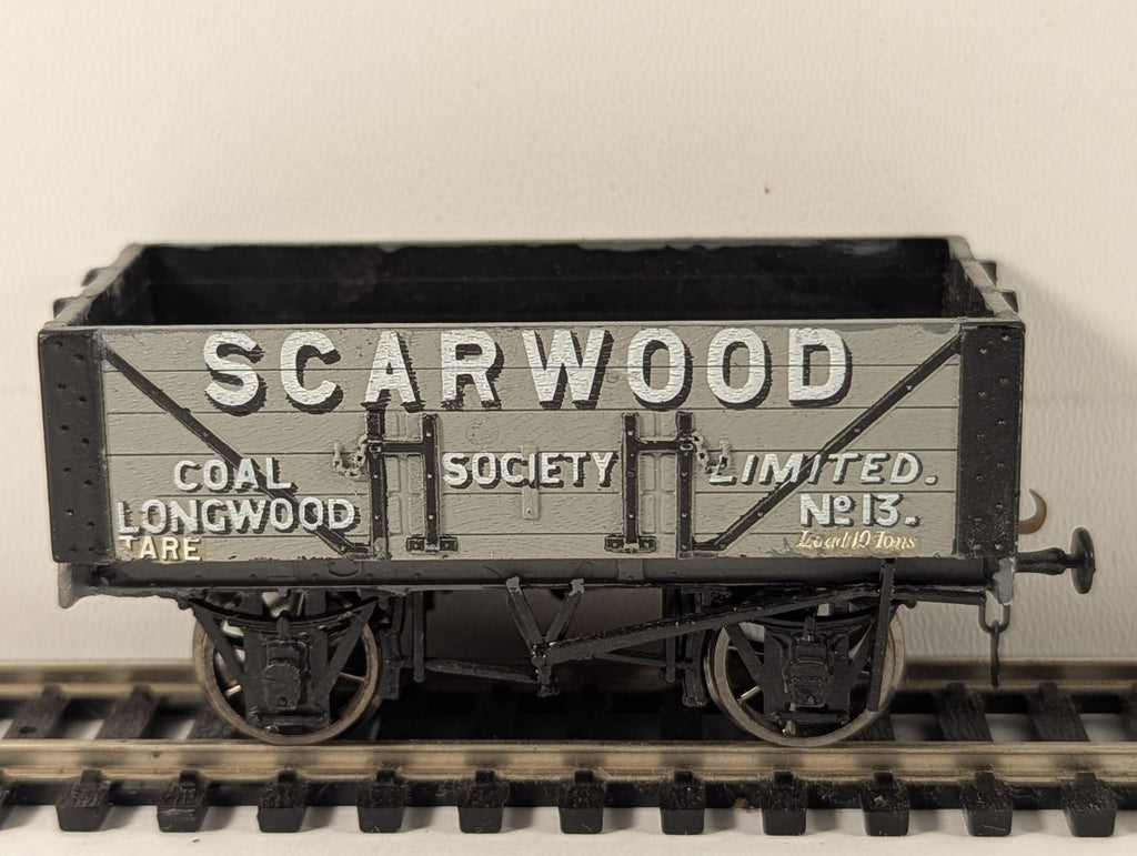 Kitbuilt OO Gauge 5-Plank Open Wagon Scarwood Coal Society 13