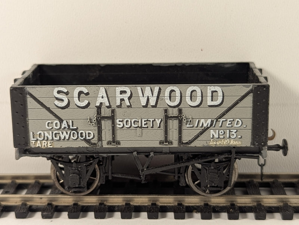 Kitbuilt OO Gauge 5-Plank Open Wagon Scarwood Coal Society 13