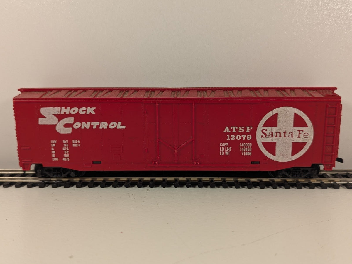 Tyco HO Scale Santa Fe ATSF 12079 “Shock Control” Box Car