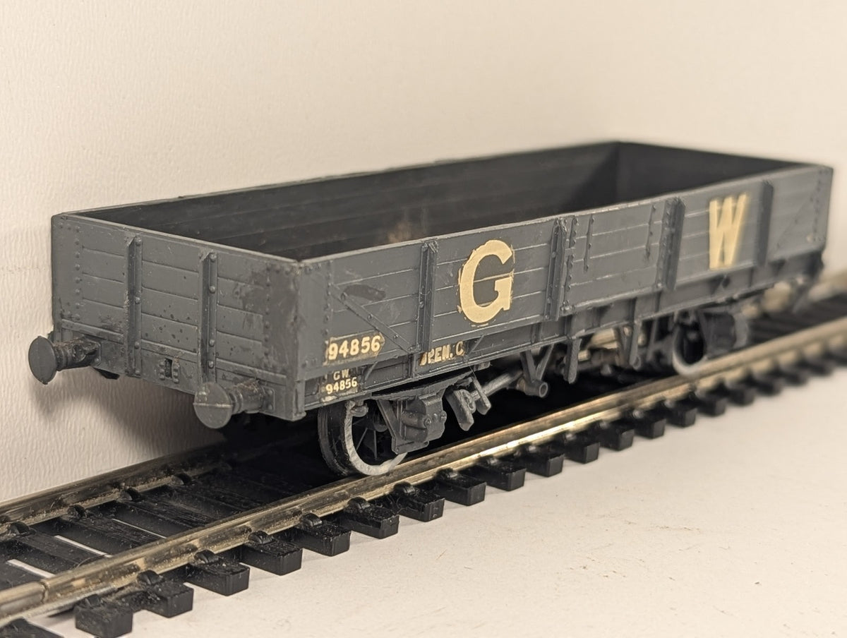 Ratio OO Gauge GWR Open C 5-Plank Wagon Goods Wagon 94856 GWR Grey