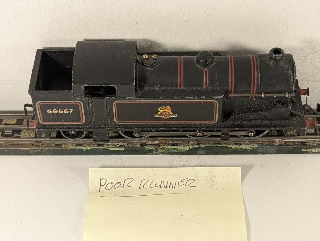 Hornby Dublo OO Gauge Class N2 0-6-2T Steam Locomotive 69567 BR Black EDL17