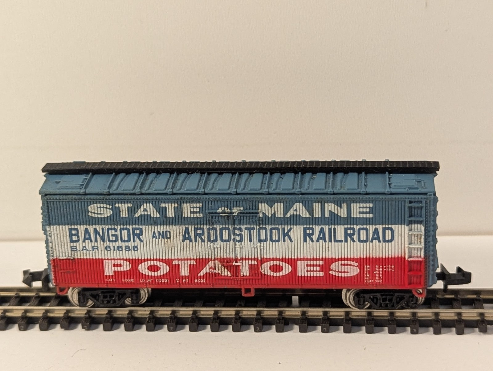 Bachmann Bangor & Aroostook State of Maine Potatoes Box Car N Gauge