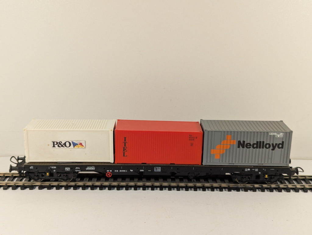 Piko HO Gauge Container Wagon Boxed