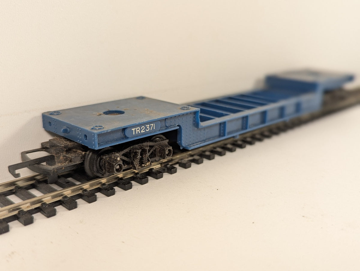 Tri-ang OO Gauge Dropframe Bogie Wagon Goods Wagon TR2371 Blue R113