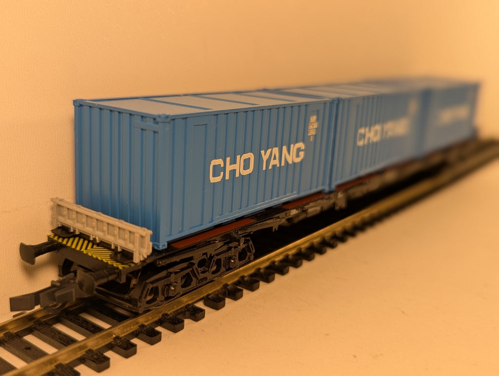 Roco HO Scale Sgjs Container Wagon Goods Wagon 31 80 453 7 015-8