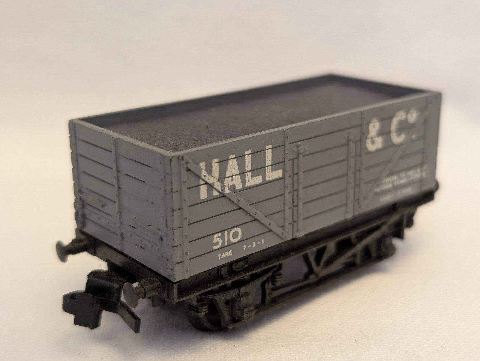 Trix OO Gauge 7 Plank Open Wagon 'Hall & Co' Goods Wagon 510 Hall