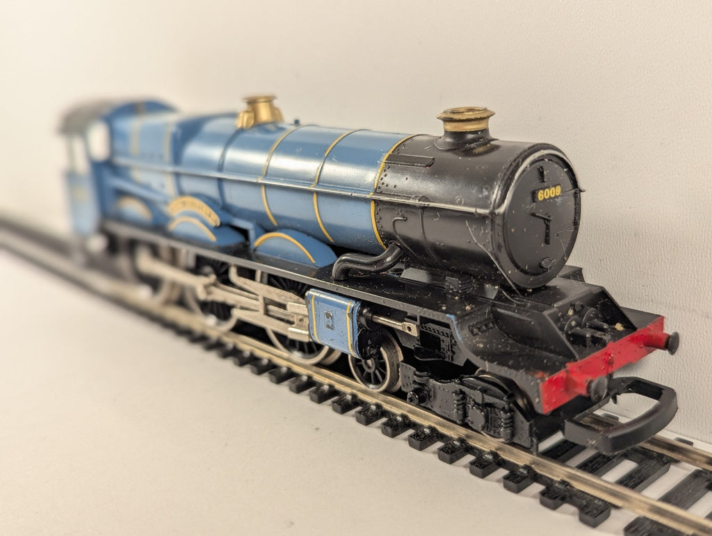 Lima OO Gauge Class 6000 King Steam Locomotive 6009 BR Blue Spares or Repair