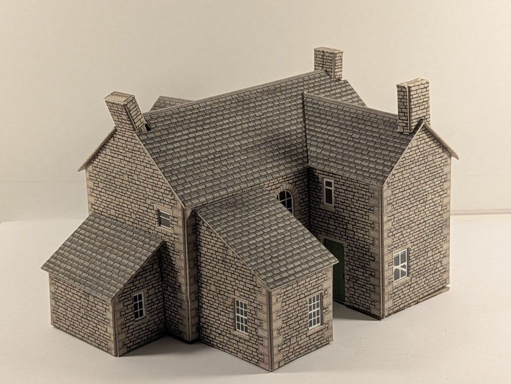 Metcalfe PO250 OO/HO Gauge Manor Farm House Card Kit