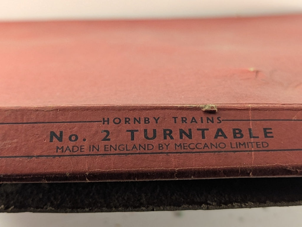 Hornby O Gauge No. 2 Turntable