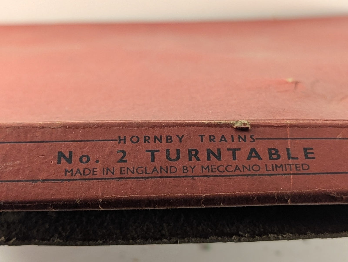 Hornby O Gauge No. 2 Turntable
