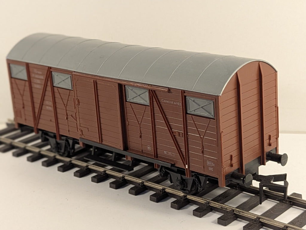 Lima O Gauge FS Type F Box Van Goods Wagon F1160106 FS Brown