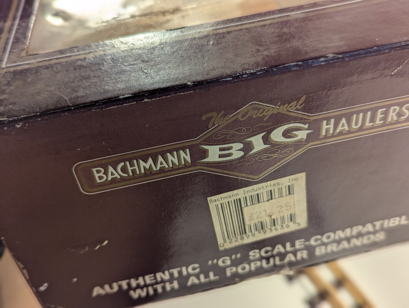 Bachmann Big Haulers G Scale Union Pacific Mail Passenger Car on O Gauge Wheels