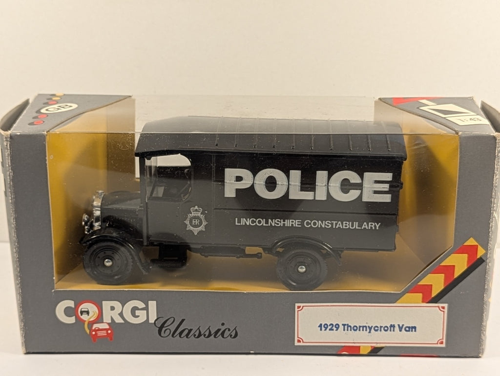 Corgi Classics 833 1:43 1929 Thornycroft Van Lincolnshire Constabulary