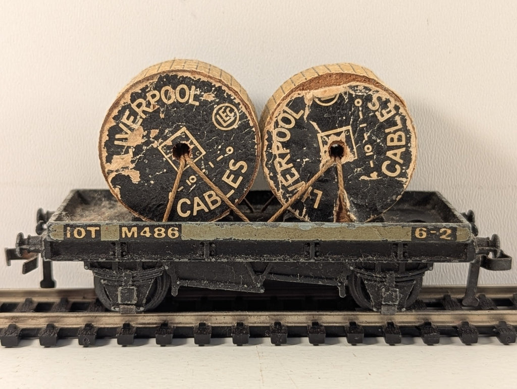 Hornby Dublo 32086 Liverpool Cables 10 Ton Low Sided Wagon OO Gauge