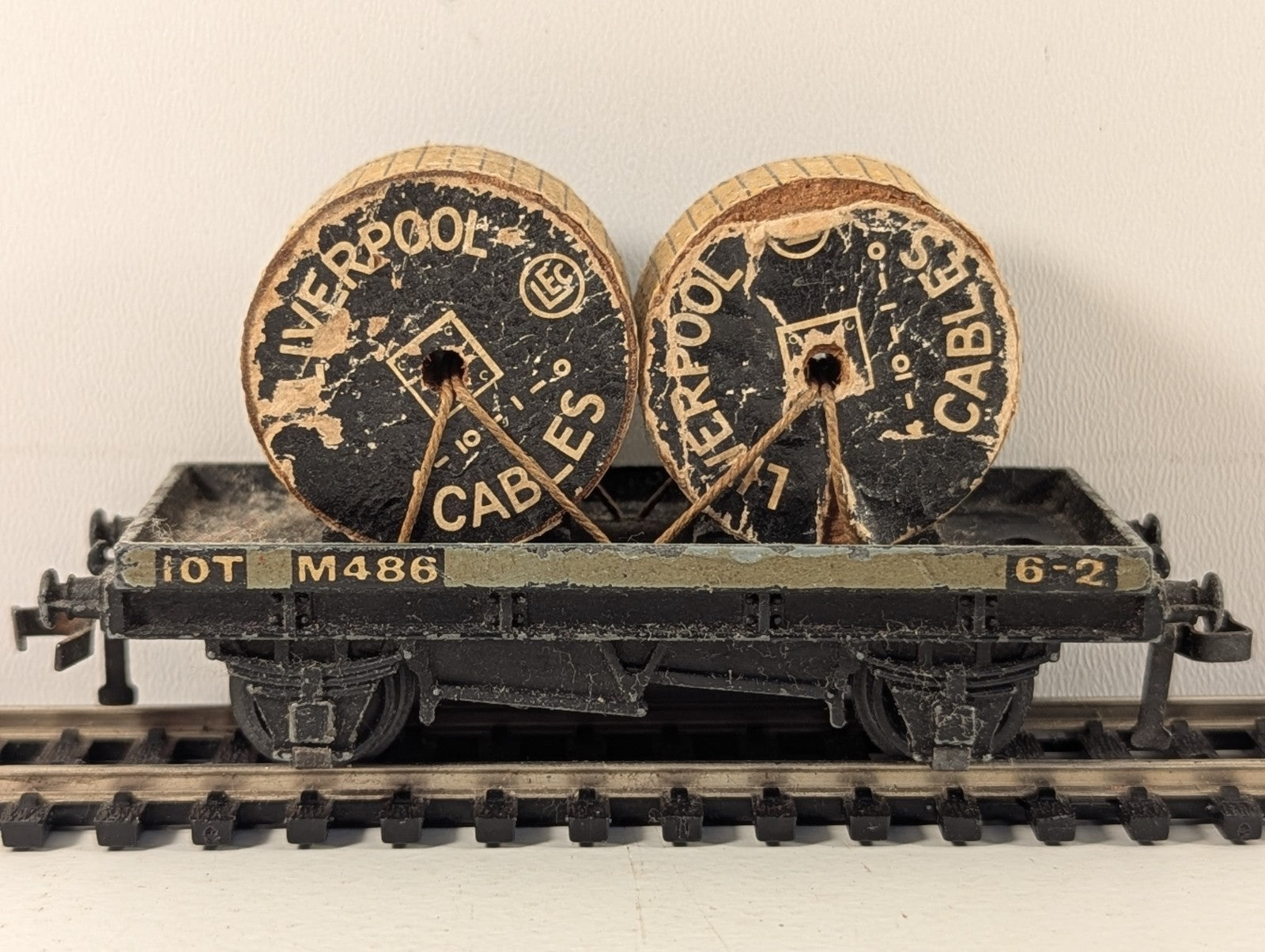 Hornby Dublo 32086 Liverpool Cables 10 Ton Low Sided Wagon OO Gauge