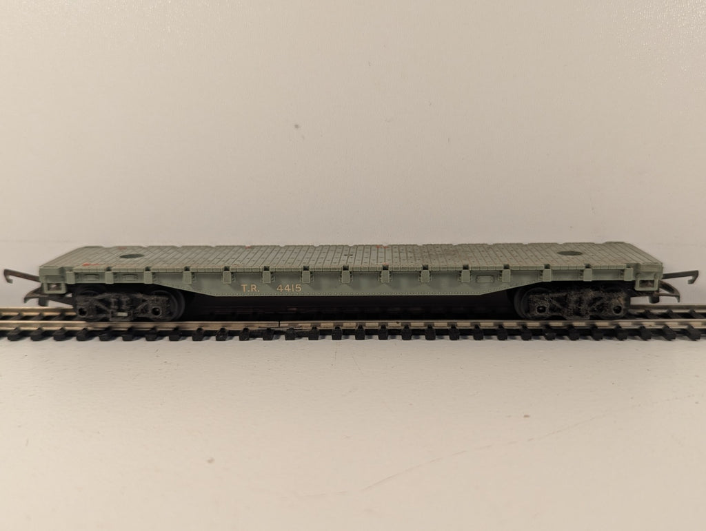 Tri-ang Hornby R234 Grey Flat Car Wagon OO Gauge