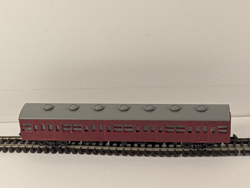 Kato N Gauge Commuter Driving Coach Passenger Coach Maroon