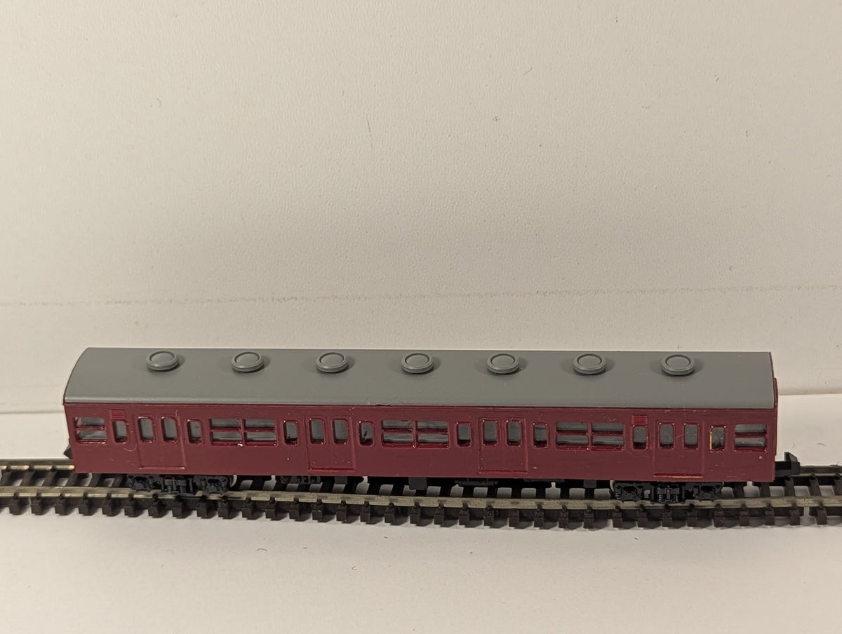 Kato N Gauge Commuter Driving Coach Passenger Coach Maroon