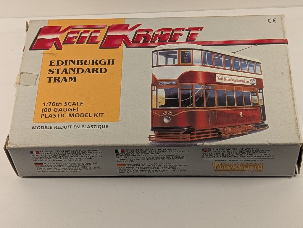 Keil Kraft 1/76 Scale (OO Gauge) Edinburgh Standard Tram Plastic Model Kit 35