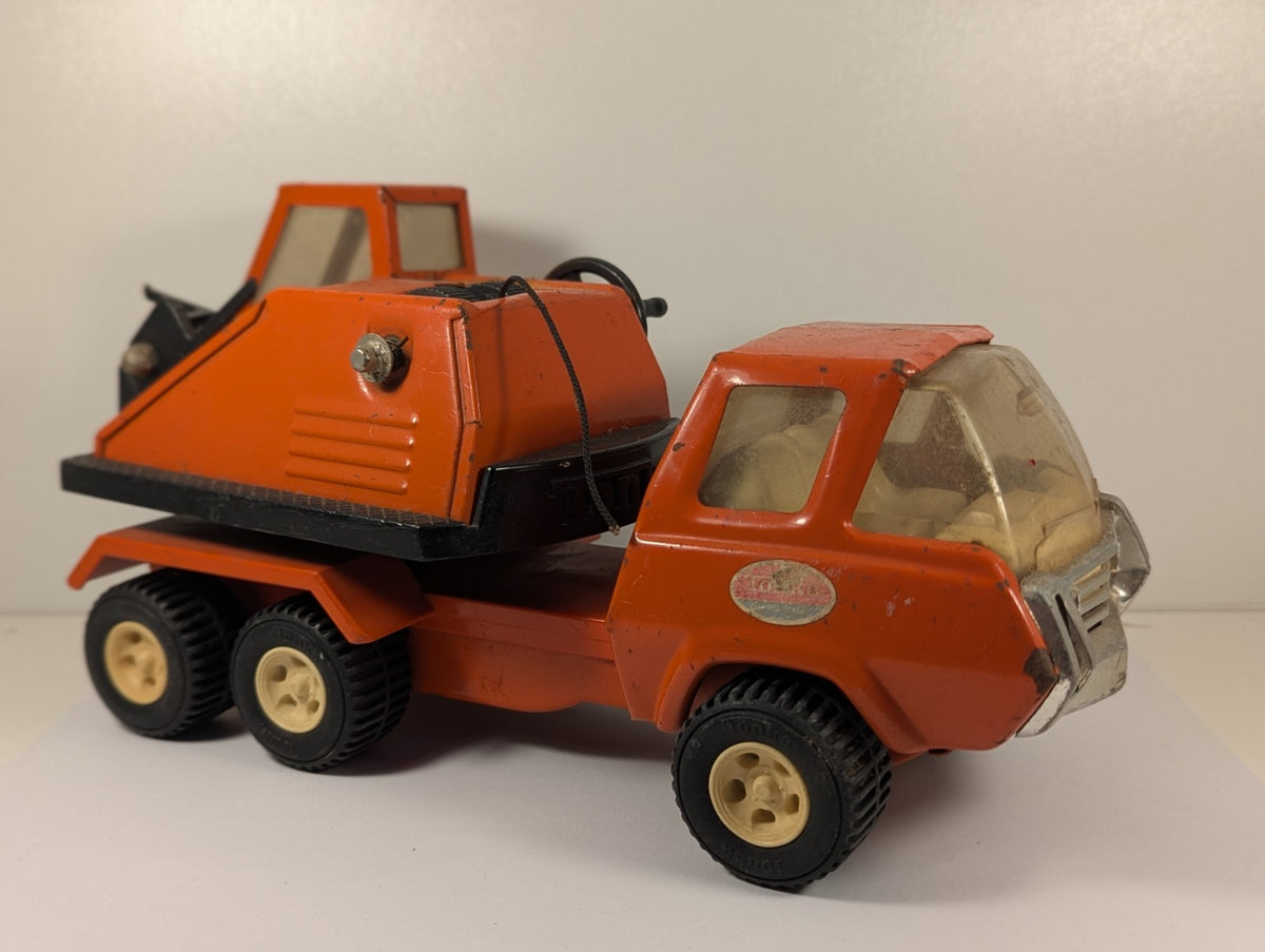 Tonka Orange Crane Toy (Missing Crane Arm)