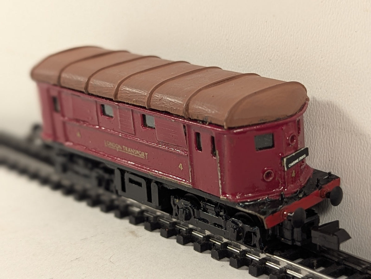 Minitrix N Gauge London Transport Battery Locomotive No. 4 Electric Locomotive