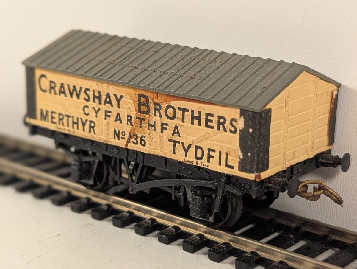 Peco OO Gauge Crawshay Brothers Lime Wagon – Missing Couplings