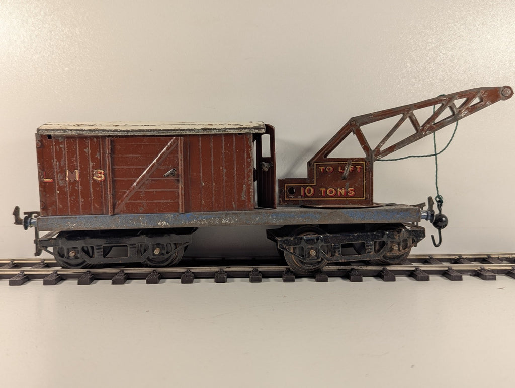 Hornby Series O Gauge LMS 10 Ton Breakdown Wagon - Damaged