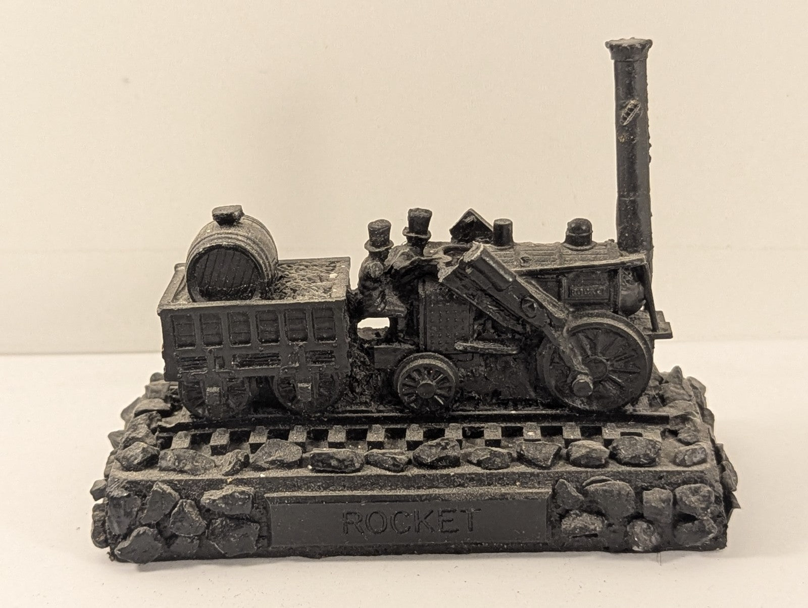 Rocket Engine Coal Ornament Handmade from Forest of Dean Coal