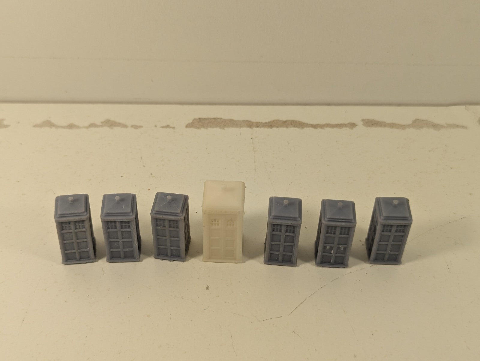 3D Printed OO Gauge Doctor Who Fan Art Accessories