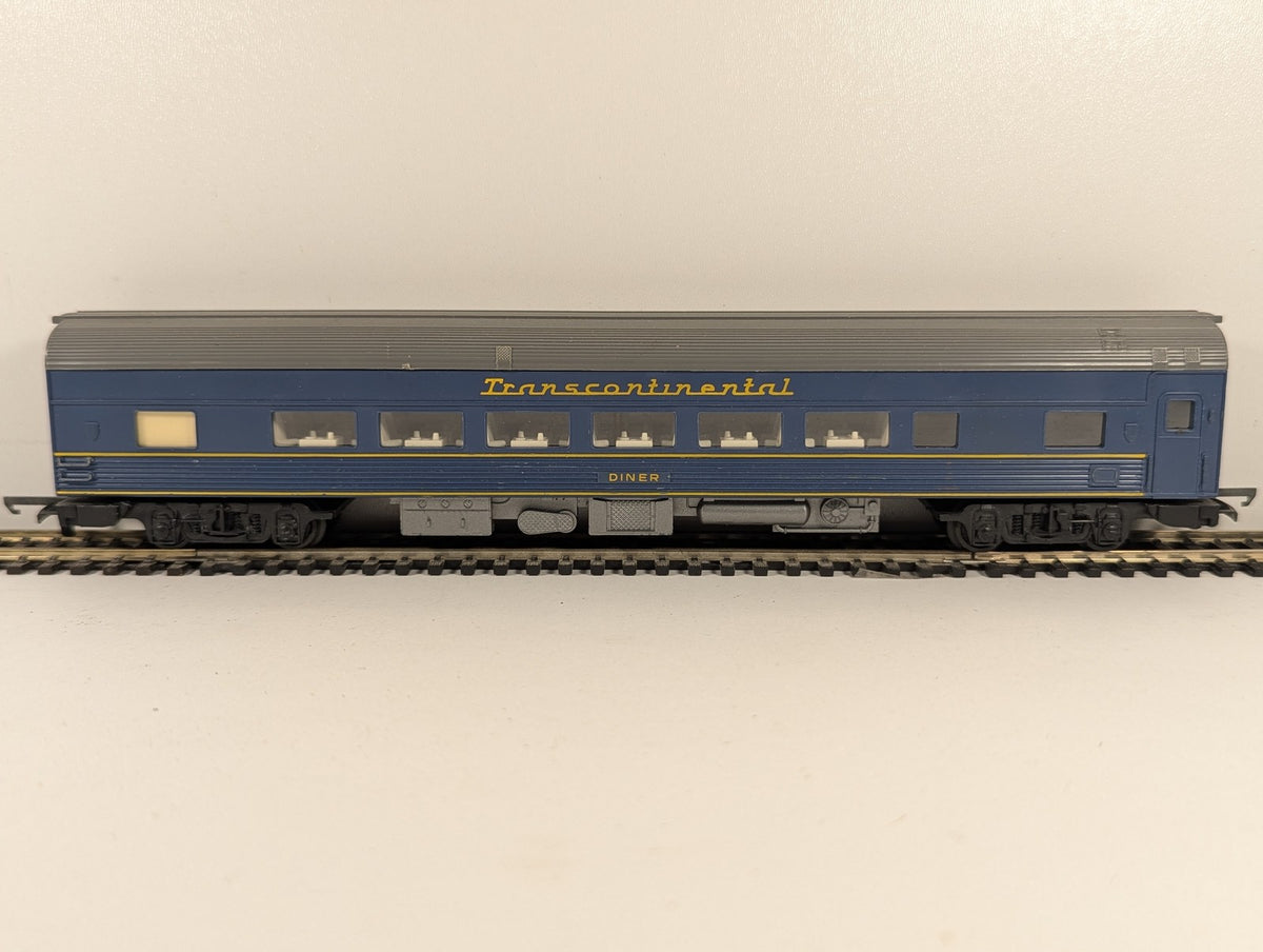 Tri-ang OO Gauge Transcontinental Diner Passenger Coach Transcontinental Blue